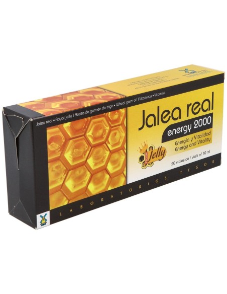 Jalea Real Energy 2000  20 Viales 10 Ml. de Tegor