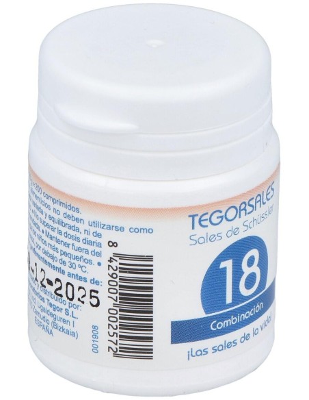 Tegorsal Nº 18 (20 G) Comprimidos de Tegor
