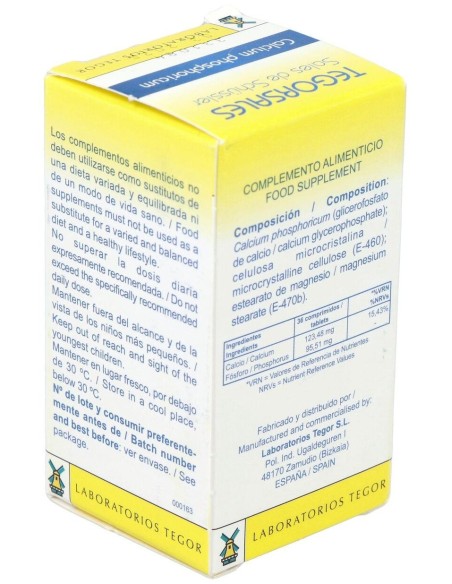 Tegorsal Nº 2  (20 G) Comprimidos de Tegor