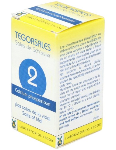 Tegorsal Nº 2  (20 G) Comprimidos de Tegor