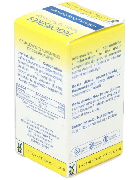 Tegorsal Nº 2  (20 G) Comprimidos de Tegor