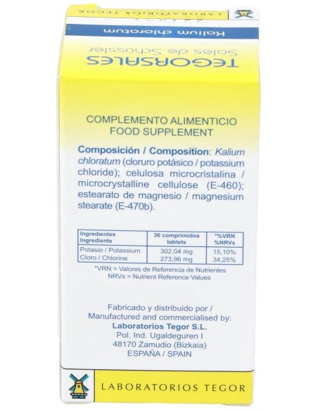 Tegorsal Nº 4 (20 G) Comprimidos de Tegor