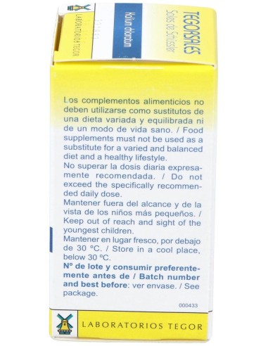 Tegorsal Nº 4 (20 G) Comprimidos de Tegor