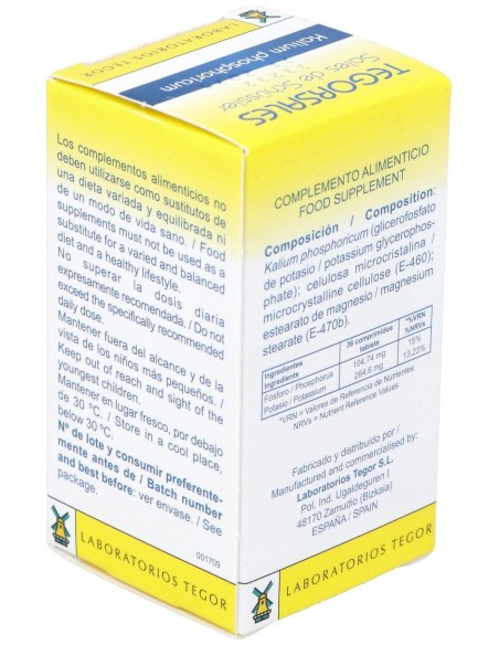 Tegorsal Nº 5 (20 G) Comprimidos de Tegor