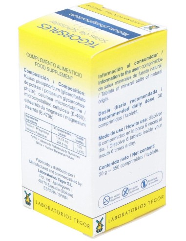 Tegorsal Nº 5 (20 G) Comprimidos de Tegor