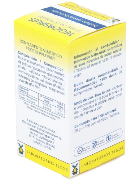 Tegorsal Nº 5 (20 G) Comprimidos de Tegor