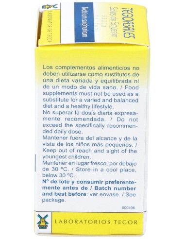 Tegorsal Nº 10 (20 G) Comprimidos de Tegor