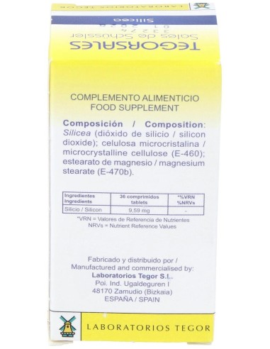 Tegorsal Nº 11 (20 G) Comprimidos de Tegor