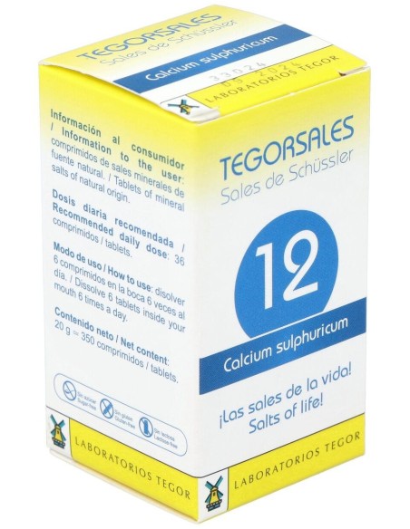 Tegorsal Nº 12 (20 G) Comprimidos de Tegor