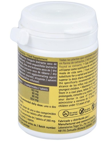 Tegodarm 120 Comprimidos de Tegor