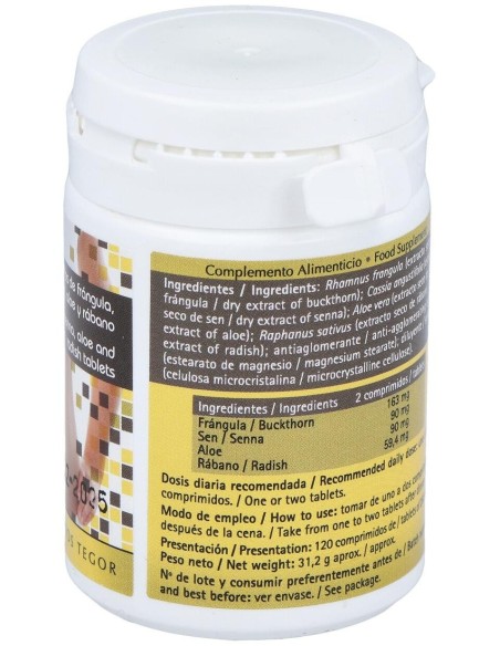 Tegodarm 120 Comprimidos de Tegor