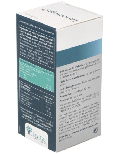Laviomega 3 60Perlas de Lavigor