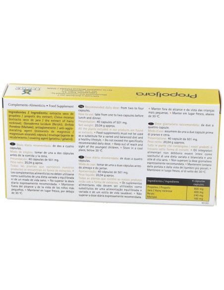 Propoljara 40 Capsulas de Tegor