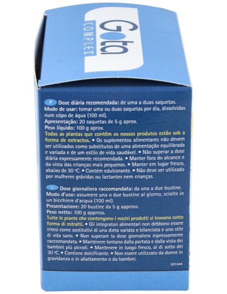 Gota Complex 20 Sobres de Tegor