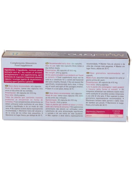 Mykofarina 60 Capsulas de Tegor