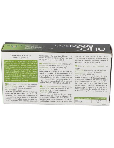 Ahcc Brocolsan 60 Capsulas de Tegor
