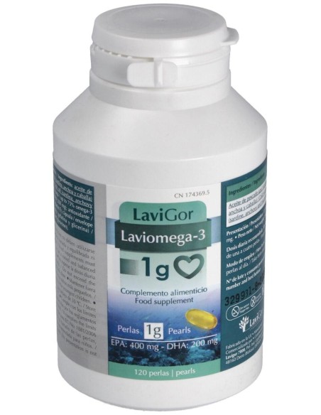 Laviomega 3 1Gr. 120Perlas de Lavigor
