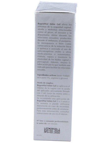 Regenhial Intim Gel 24X2 Ml Monodosis de Lavigor