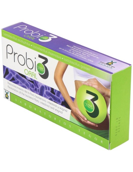 Probiotres 40 Capsulas de Tegor