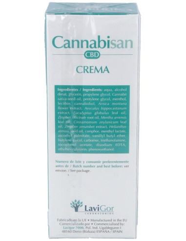 Cannabisan Crema 75Ml. de Lavigor