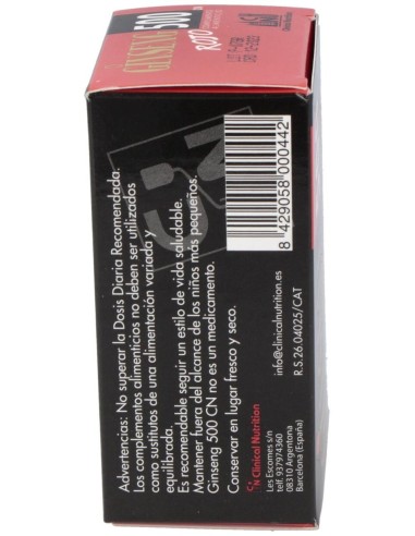 Ginseng Rojo 500Mg. 50Cap. de Cn Clinical Nutrition