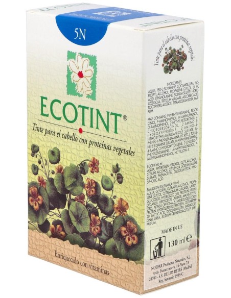Castaño Claro Tinte Para Cabello de Ecotint
