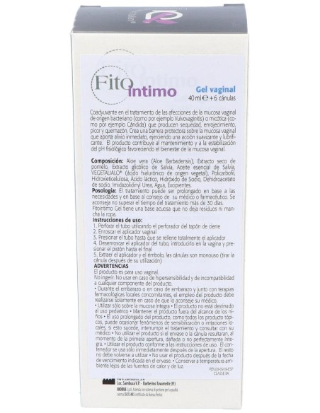 Fito Gel Intimo Vaginal 40Ml. de Noefar