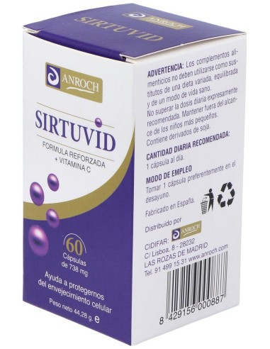 Sirtuvid 60Cap. de Anroch