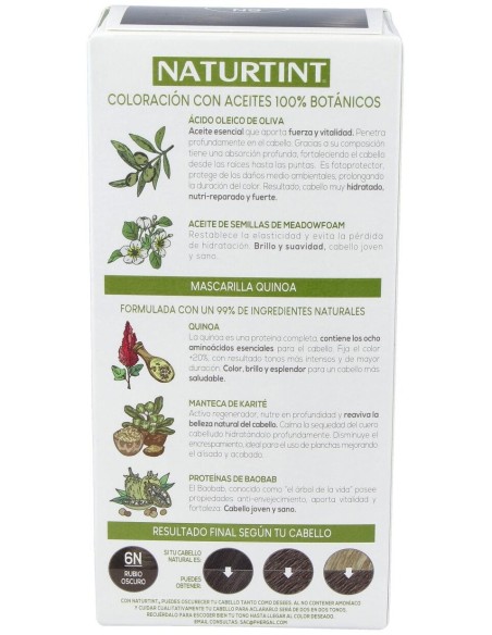 Naturtint Biobased 6N Rubio Oscuro Naturtint