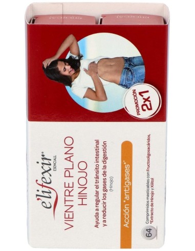 Elifexir Salud 2X1 Vientre Plano Hinojo 32+32Comp. de Elifexir