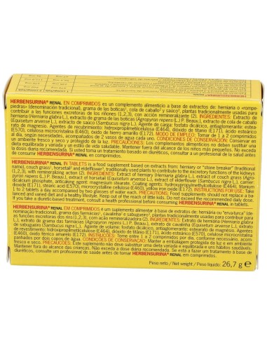 Herbensurina 30 Comprimidos de Deiters