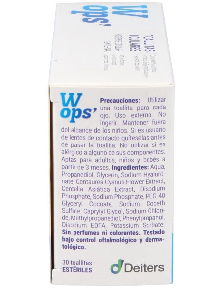 Wops Toallitas Oculares 30Ud. de Deiters
