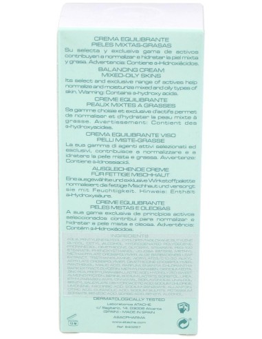 Oily Sk Balancing Crema Ii 50Ml. de Atache