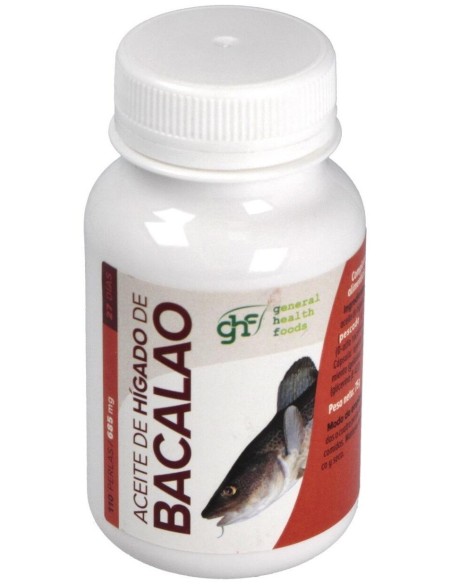 Higado De Bacalao 500Mg. 110Perlas de Ghf