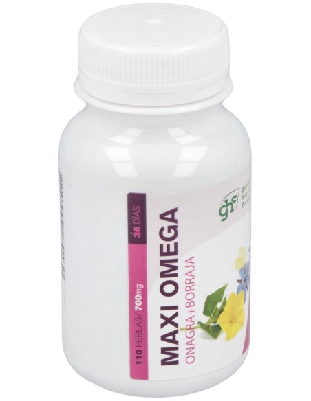 Maxi Omega Onagra Y Borraja 500Mg. 110Perlas de Ghf