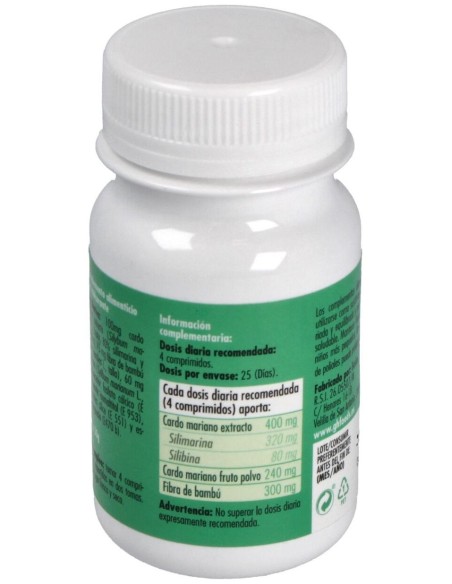 Cardo Mariano 500Mg. 100Comp. de Ghf