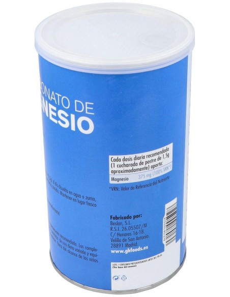 Carbonato De Magnesio 180Gr. de Ghf