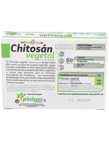 Siluplan Chitosan Vegetal 60Cap. de Pinisan