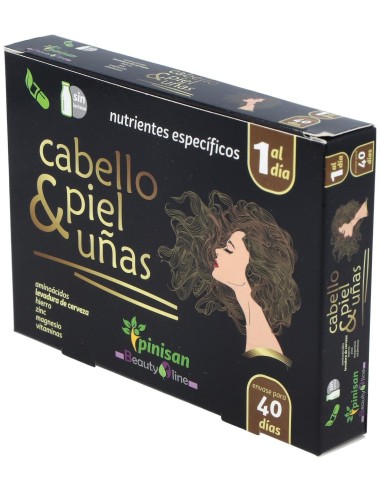 Cabello Piel Y Uñas 40Cap. de Pinisan