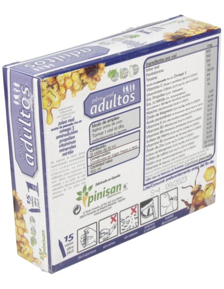 Jalea Real Adultos 15Viales de Pinisan