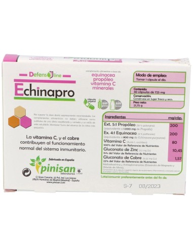Echinapro 30Cap. de Pinisan