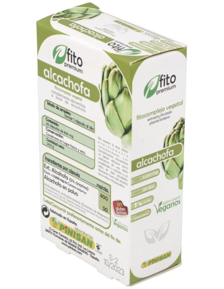 Fito Premium Alcachofa 30Cap. de Pinisan