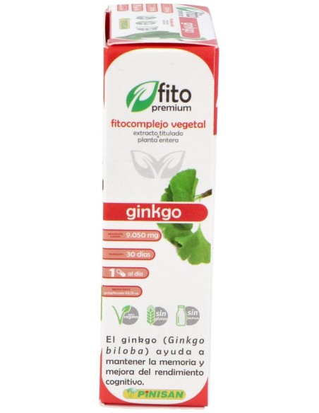 Fito Premium Ginkgo 30Cap. de Pinisan