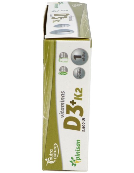 Vitamina D3+K2 60Cap. de Pinisan