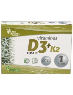 Vitamina D3+K2 60Cap. de Pinisan