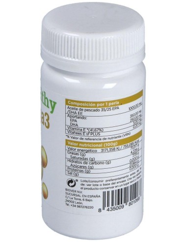 Bhealthy Omega 3 Forte 30Perlas de Biover