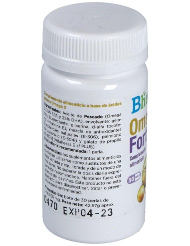 Bhealthy Omega 3 Forte 30Perlas de Biover