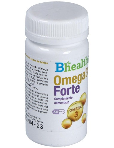 Bhealthy Omega 3 Forte 30Perlas de Biover