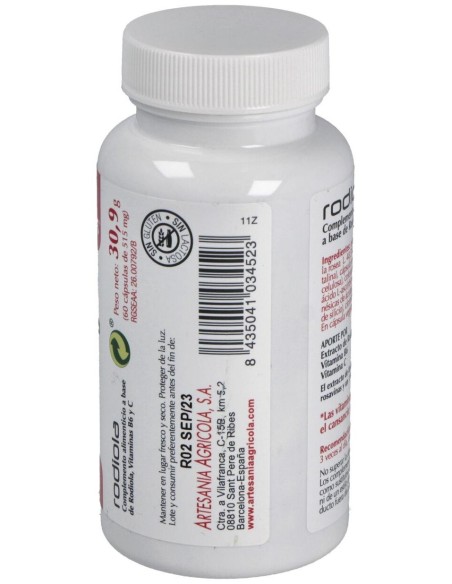 Rhodiola Plantis 60Cap. de Artesania