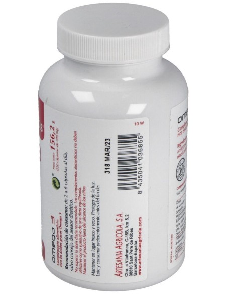 Omega-3  Plantis 220 Cap. de Artesania